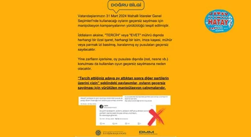 Dezenformasyonla Mücadele Merkezi'nden manipülasyon uyarısı