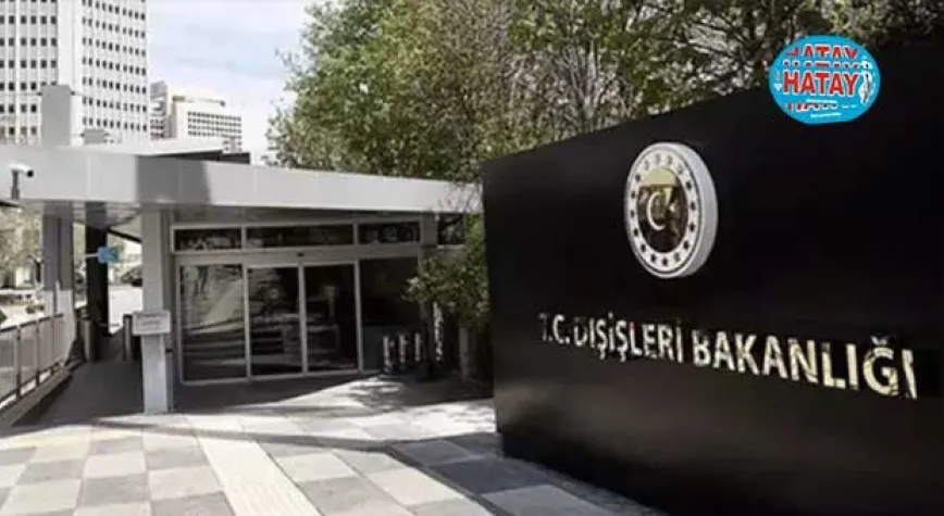 Dışişleri Bakanlığından İsrail Dışişleri Bakanı Katz'a tepki