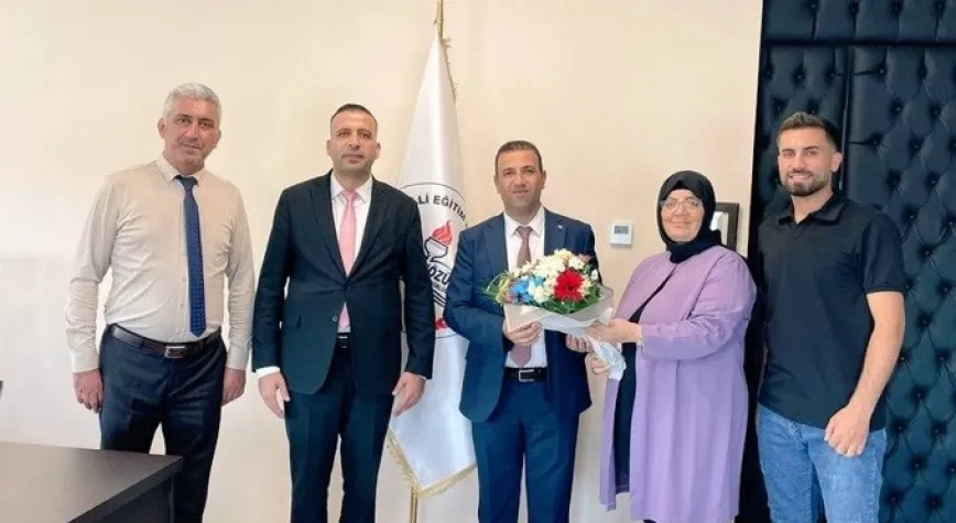 Dönmez, İlçe Müdürü Güner’i ziyaret etti