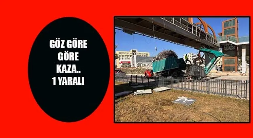 DORSESİ ÜST GEÇİDE TAKILDI