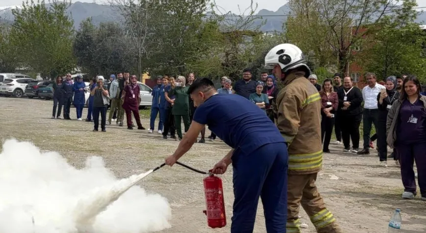 Dörtyol Devlet Hastanesi’nde Yangın Güvenliği Eğitimi