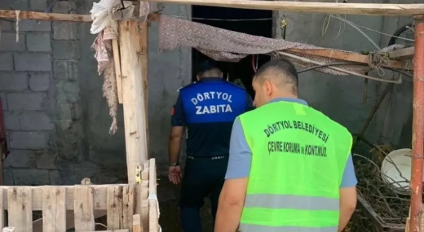 DÖRTYOL’DA EKİPLER GÖREV BAŞINDA