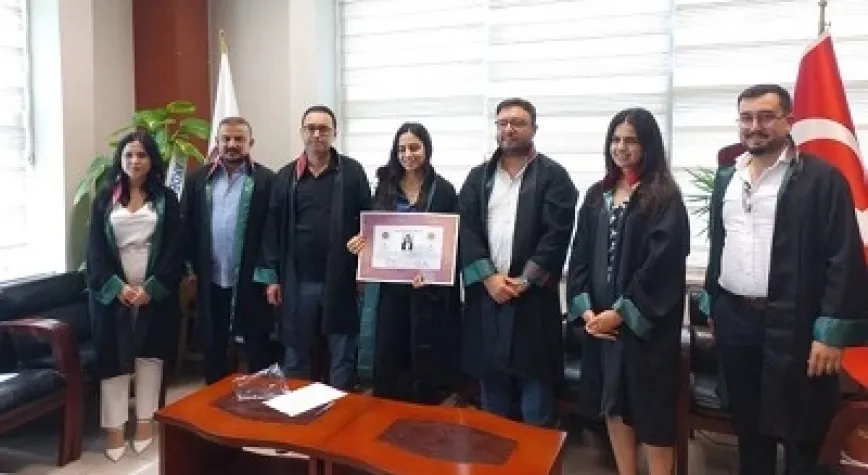 DÖRTYOL'DA GENÇ AVUKATLAR RUHSATLARINI ALDILAR