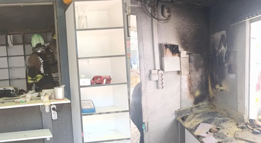 Dörtyol’da İş Yeri Yangında Kullanılamaz Hale Geldi