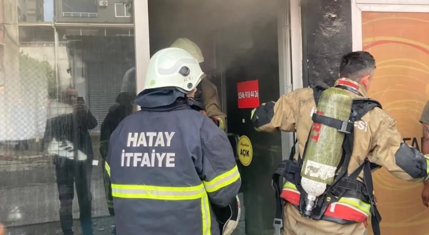 Dörtyol’da İş Yeri Yangını Korkuttu