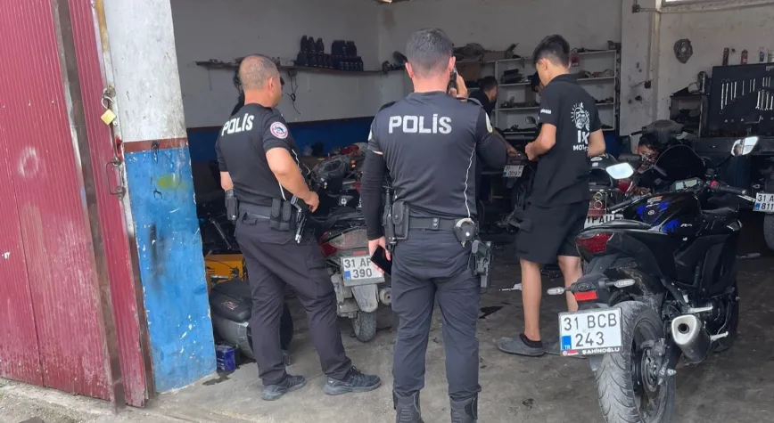 Dörtyol’da Kapsamlı Denetim: 2 Motosiklete El Konuldu