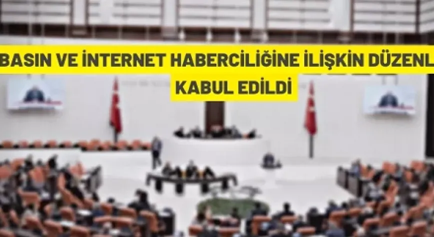 Düzenleme Kabul Edildi!