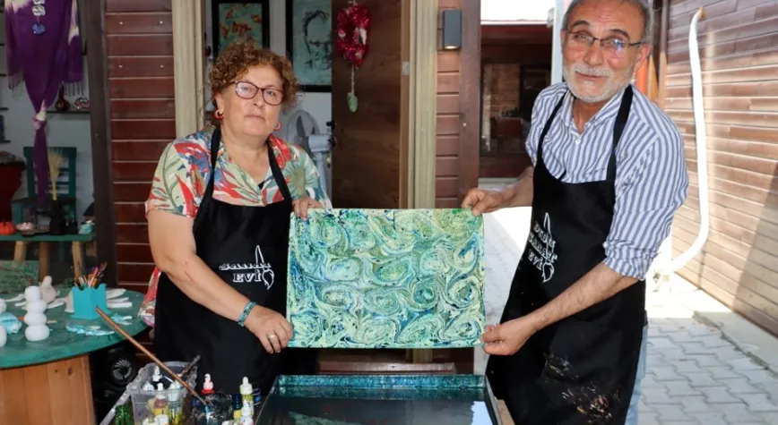 Ebru Ustaları Hatay’da Buluştu