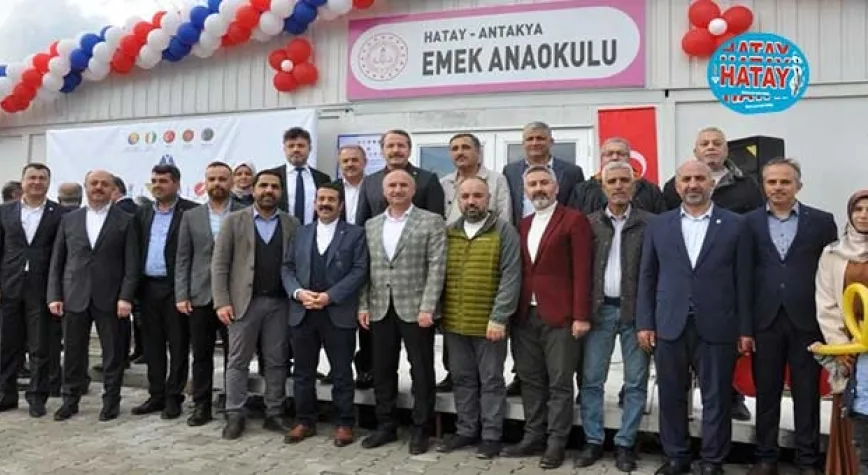 EMEK ANAOKULU TÖRENLE AÇILDI
