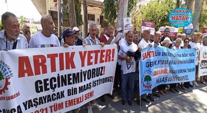 EMEKLİLER İKTİDARA YEREL SEÇİM SONUÇLARINI HATIRLATTI!