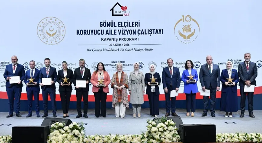 Emine Erdoğan'dan Hatay'a Koruyucu Aile Ödülü