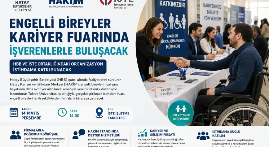 Engelli bireyler kariyer fuarında işverenlerle buluşacak