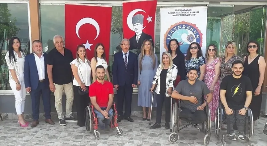 ENGELLİLER KULÜBÜNE TEKERLEKLİ SANDALYE