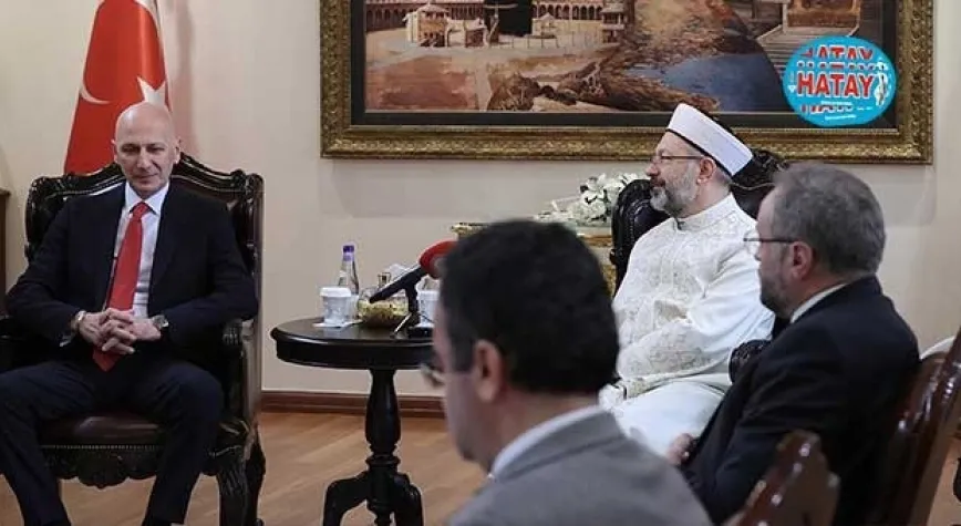 Erbaş, Gürcistan Devlet Din İşleri Ajansı Başkanı Vashakmadze’yi kabul etti