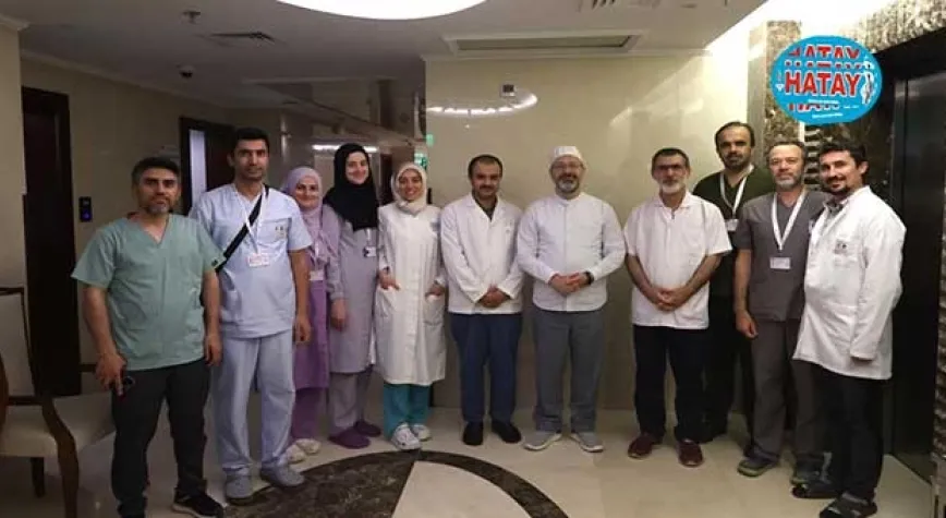 Erbaş, Medine’de Türk hacı adaylarına verilen hizmetleri inceledi