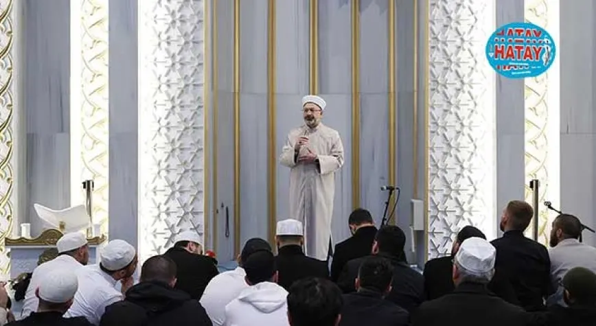 Erbaş, sabah namazında öğrencilerle buluştu