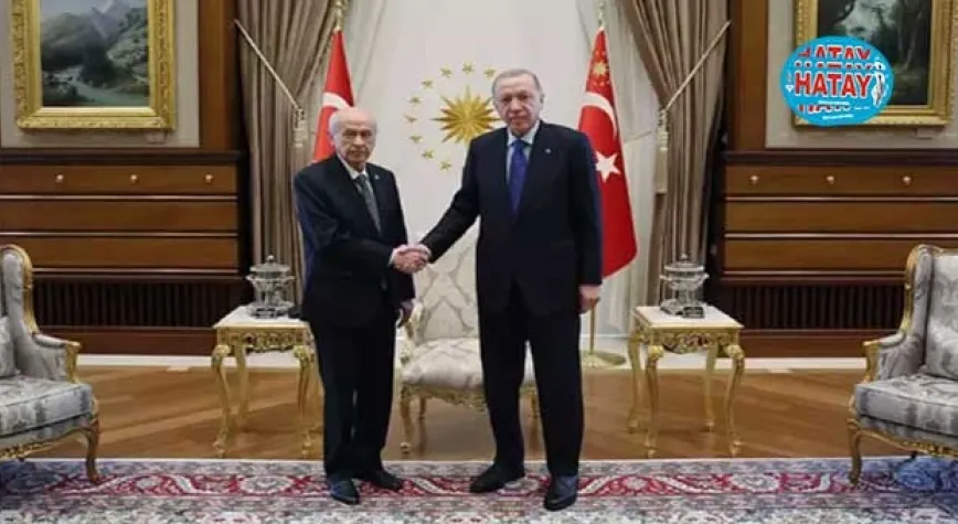 Erdoğan, Bahçeli ile bir araya geldi