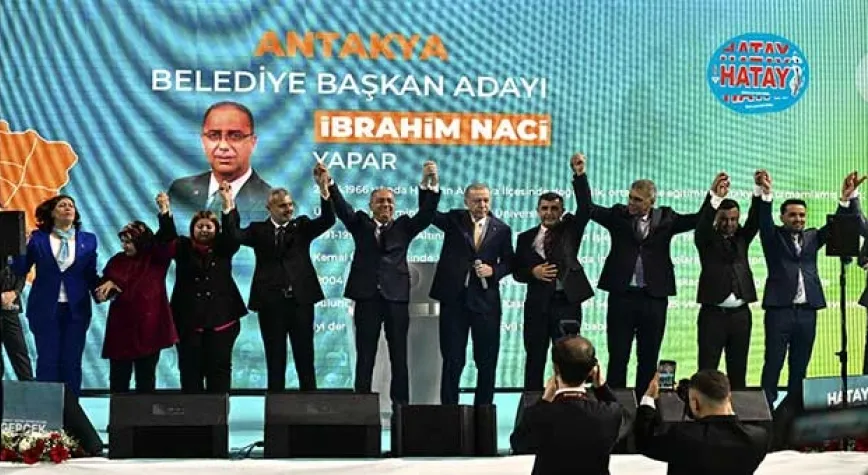  Erdoğan Hatay ilçe adaylarını tanıttı