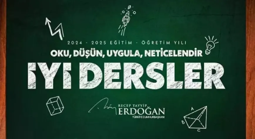 Erdoğan'dan yeni eğitim yılı mesajı