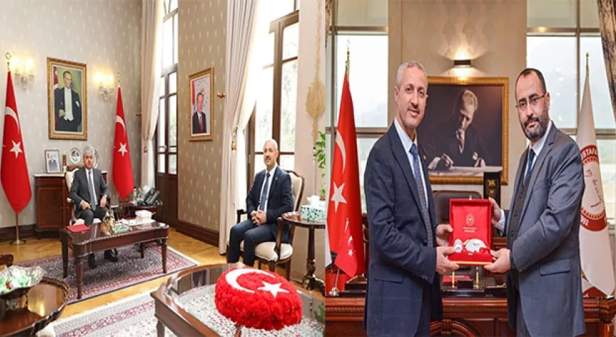 EREN İLK ZİYARETİNİ VALİ DOĞAN’A YAPTI