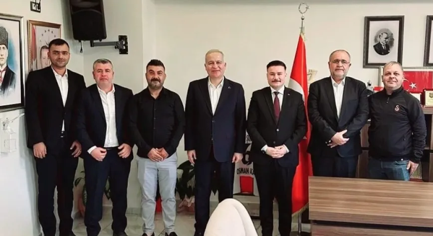 ERGÜNEŞ’TEN NEZAKET ZİYARETİ