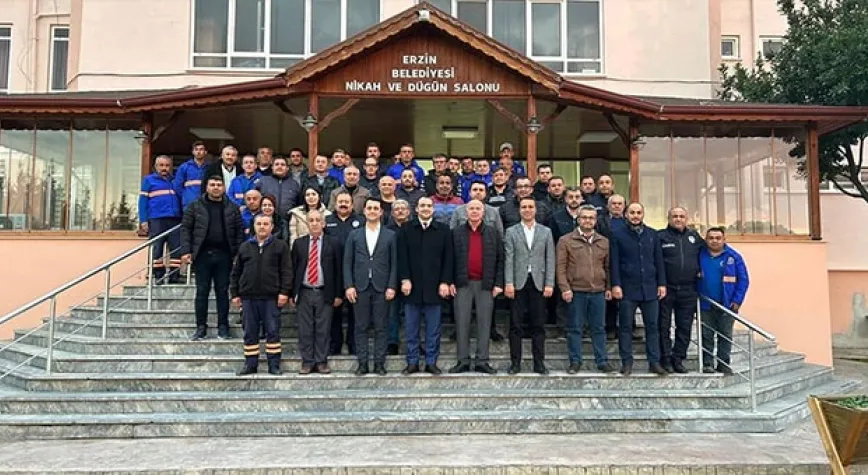 ERZİN BELEDİYESİNDE TOPLU SÖZLEŞME İMZALANDI