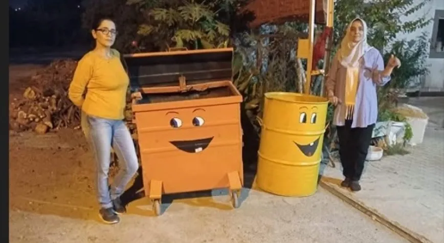 Erzin’de Çöp Konteynerleri Rengarenk