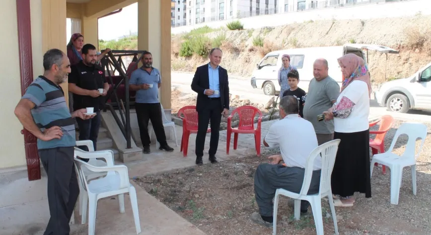 Erzin’de Deprem Konutları İncelendi