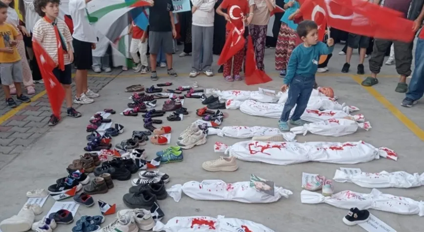 Erzin’de Filistin ve Gazze’ye Destek Mitingi