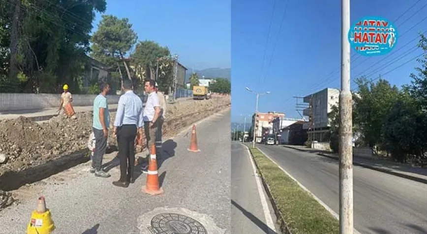 ERZİN’DE YOLLAR IŞIKLANDIRILIYOR