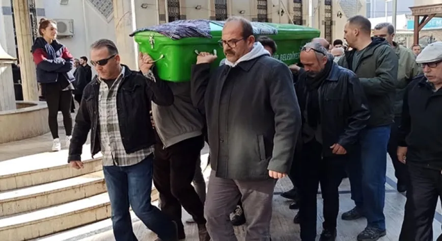 EŞİNİ SONSUZLUĞA UĞURLADI