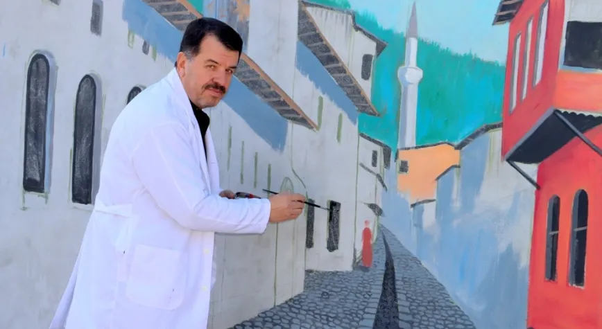Eski Antakya, Yusuf Altunay’ın Fırçasından Duvara Taşındı