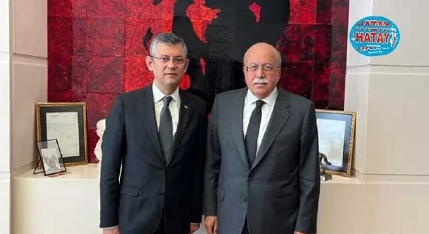 ESKİ BAKAN MATKAP’TAN CHP LİDERİ ÖZGÜR ÖZEL’E KUTLAMA ZİYARETİ