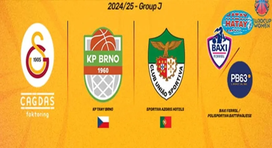 EuroCup Women 2024-25 Sezonu’nda Galatasaray Çağdaş Faktoring  J Grubu’nda