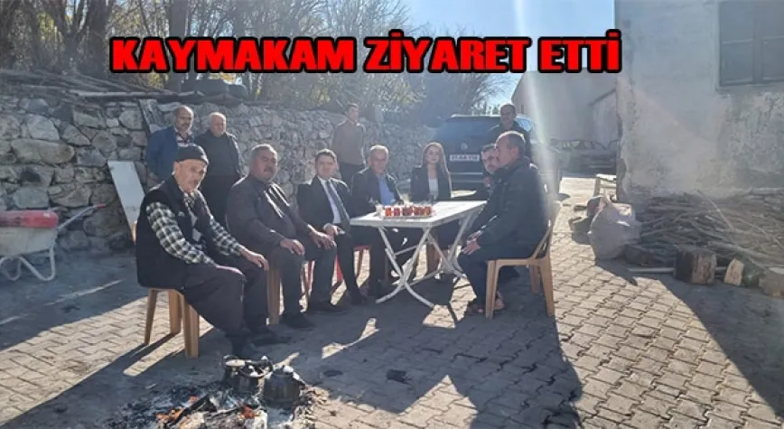 EVİ YANAN AİLEYİ ZİYARET ETTİ