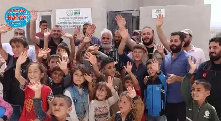 EVLER SAVAŞ MAĞDURLARINA VERİLDİ