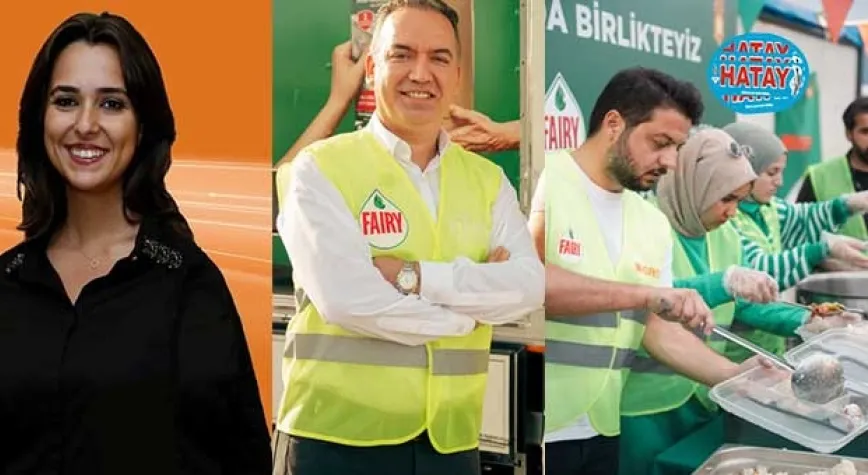 Fairy ve Migros Hatay'a desteğini sürdürüyor