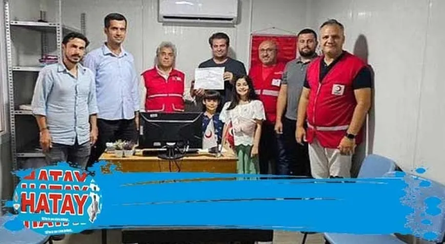 FATİH ERDOĞAN'A TEŞEKKÜR BELGESİ