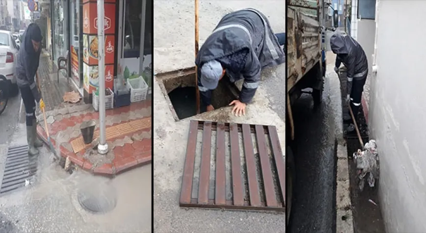 FEN İŞLERİ EKİPLERİ KIŞ MESAİSİ SÜRÜYOR