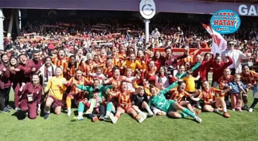 Galatasaray, Turkcell Kadın Futbol Süper Ligi'nde şampiyonluğa ulaştı