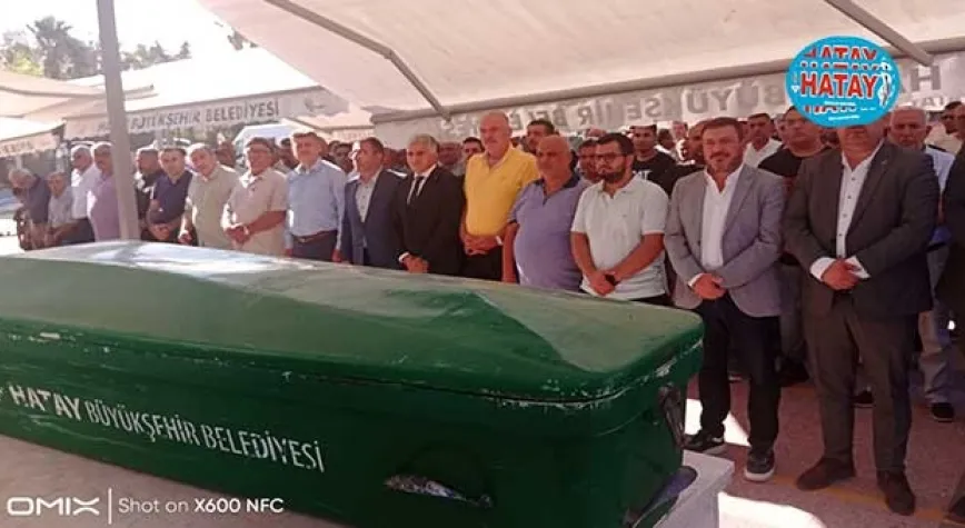 GAZETECİ BOSTAN YILMAZ BABASINA SON GÖREVİNİ YAPTI