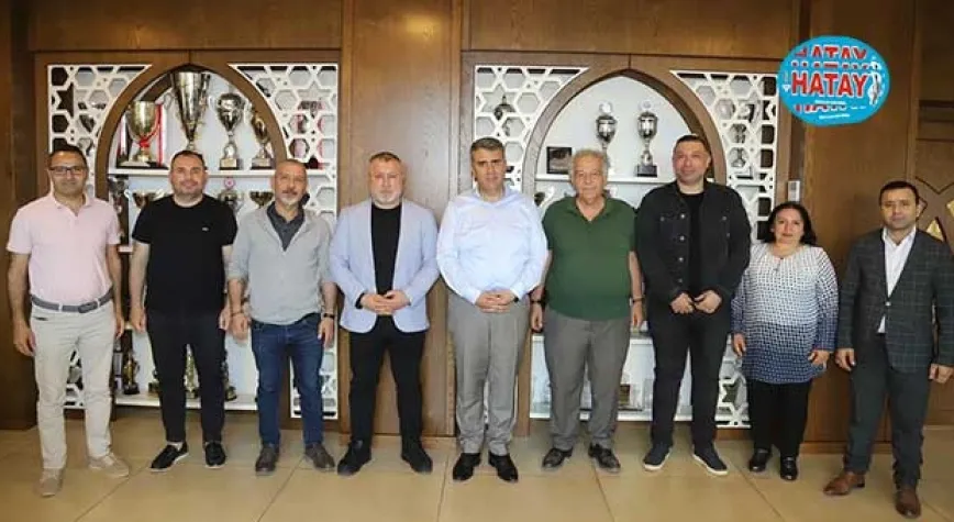 GAZETECİLER BAŞKAN ALTAN’I ZİYARET ETTİ