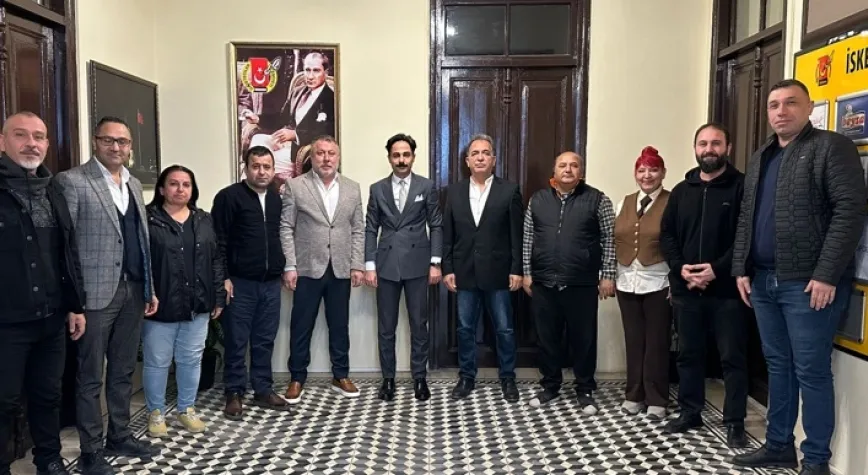 GAZETECİLER BAŞSAVCI VEKİLİNİ AĞIRLADI