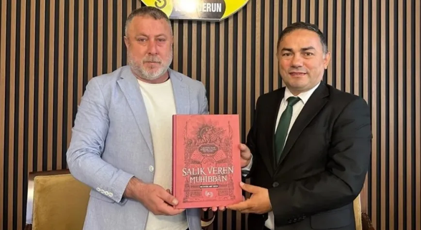 GAZETECİLER DR. ÇETİN ORANLI’YI AĞIRLADI 