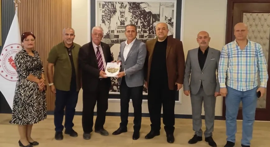 Gazetecilerden Antakya Kaymakamı Abdullah Akdaş’a Nezaket Ziyareti