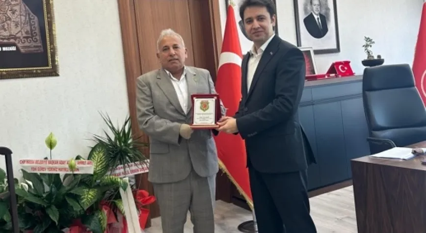 Gazilerden Kaymakam ziyareti