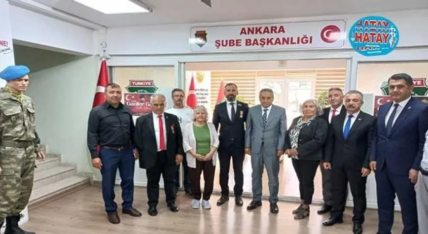 GAZİLERLE BİRARAYA GELDİLER