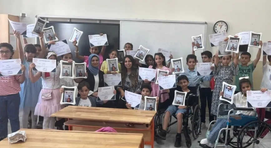 GAZZELİ ÖĞRENCİLER, YAZ KURSUNU TAMAMLADI