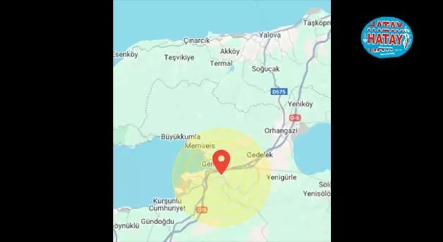 Gemlik’te 4.1 büyüklüğünde deprem