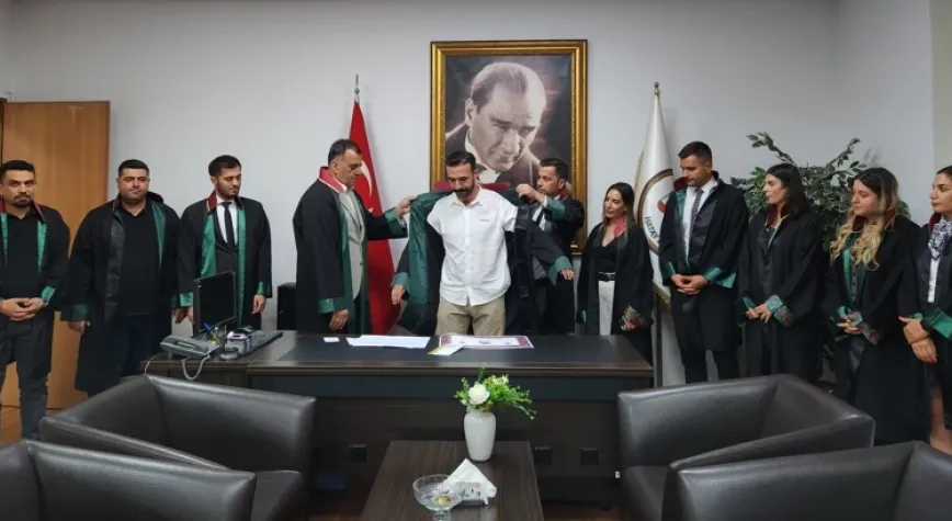 GENÇ AVUKATLAR CÜBBELERİNİ GİYDİ